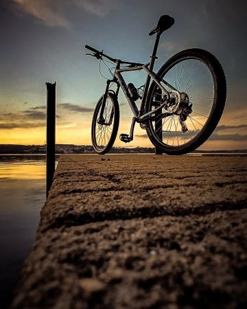 Passando o tempo na bike